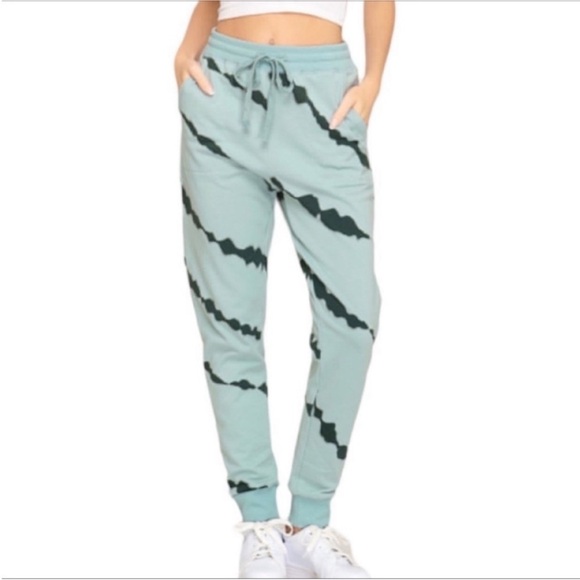 SHE + SKY Tie Dye Jogger Pants L - Picture 1 of 8